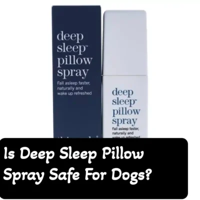 Is deep sleep pillow spray safe for dogs