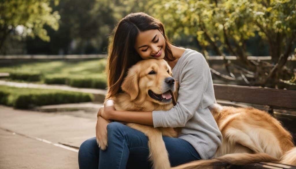 companion petting dog