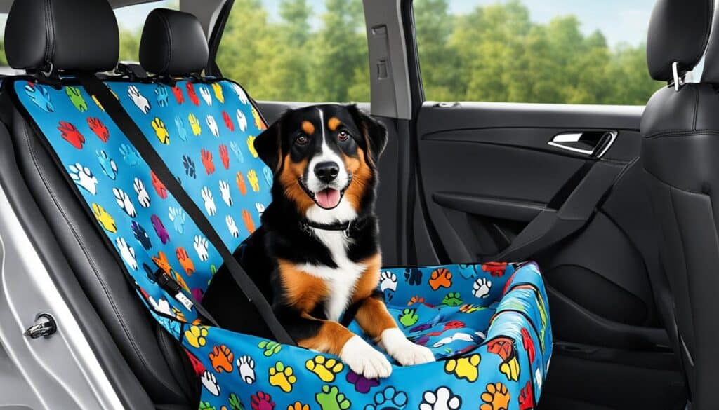 DIY dog car seat cover