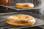 toast bagel in oven