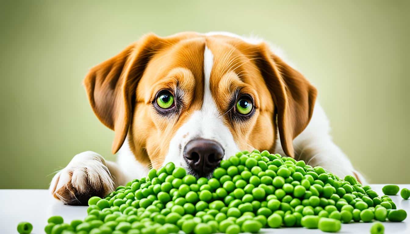 Image showcasing Green Peas for Dogs: A Safe Snack?