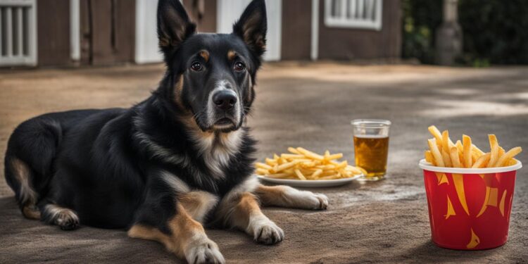 are french fries bad for dogs